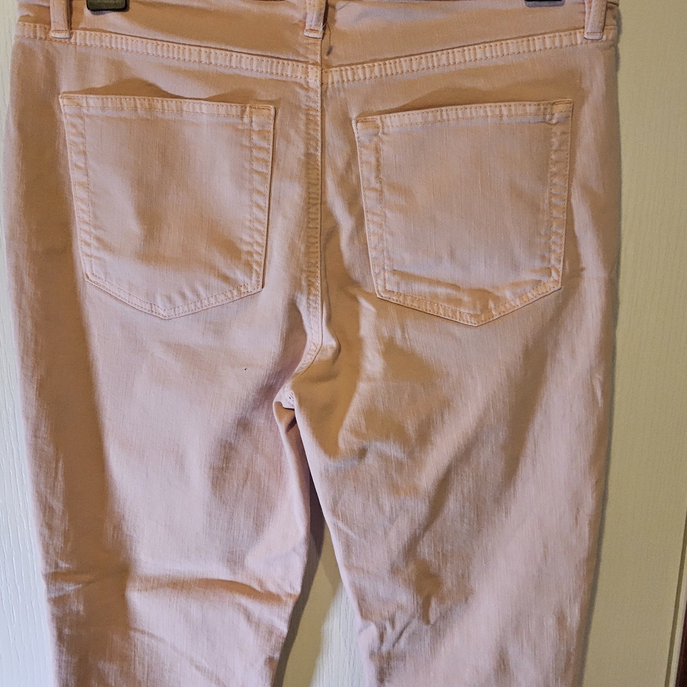 1 Preloved EUC Size 28 LOFT Pink Ankle Cropped Jeans - Picture 5 of 9